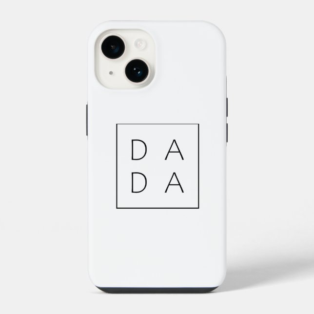DADA First Time Father's Day Present Iphone Case (Back)