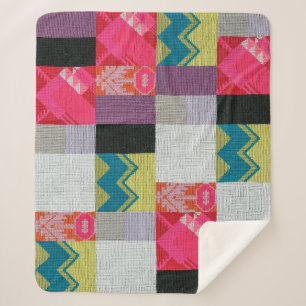 Dada Flowers Garden Sophie Taeuber-Arp Sherpa Blanket