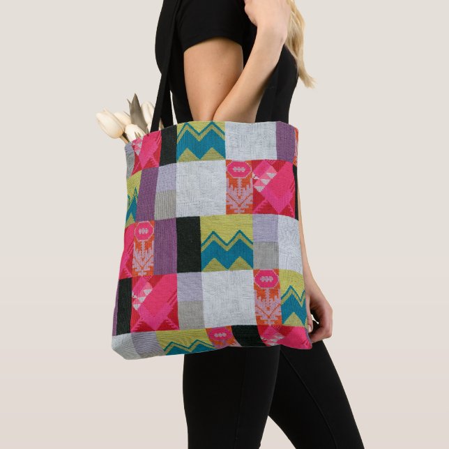Dada Flowers Garden | Sophie Taeuber-Arp | Tote Bag (Close Up)