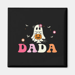 Dada Ghost Boo One Soky Dad First Halloween Birthd Magnet