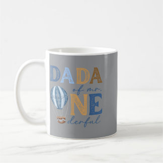 Dada Of Mr Onederful 1st Birthday Boy Hot Air Coffee Mug