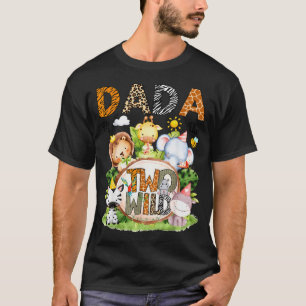 Dada Of The Two Wild Safari Jungle 2nd Birthday Bo T-Shirt