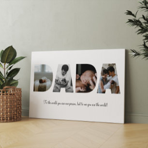 Dada Photo Collage Canvas