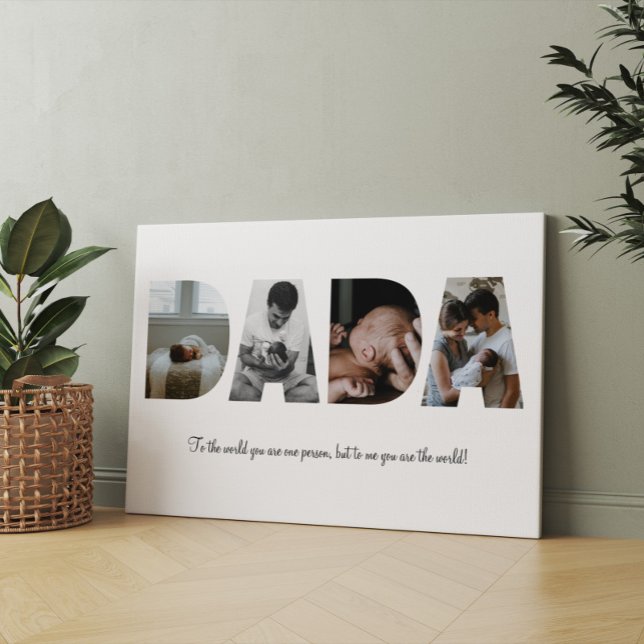 Dada Photo Collage Canvas Print (Creator Uploaded)