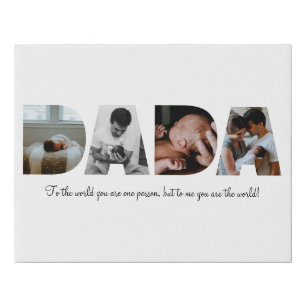 Dada Photo Collage Faux Wrapped Canvas