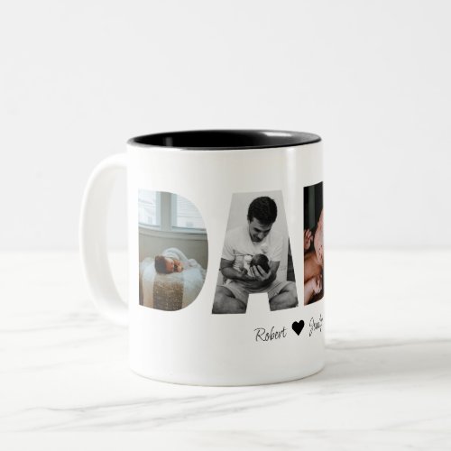Dada Photo Collage Mug for Fathers day