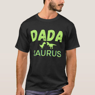 Dada Saurus Matching Family Birthday Dinosaur Men  T-Shirt