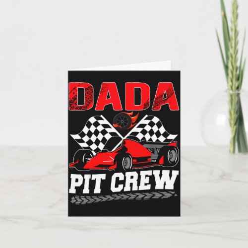 Dada T Crew Racing Family Race Car Birthday Boy 