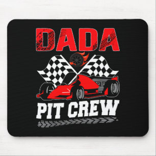 Dada T Crew Racing Family Race Car Birthday Boy Mouse Pad