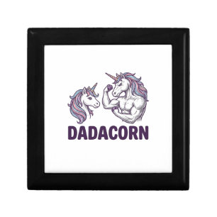 Dadacorn Funny Unicorn Dad Vector Shirt Design_1 Gift Box