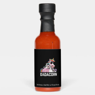 Dadacorn Unicorn Dad Father's Day Funny Gift Tank Hot Sauces
