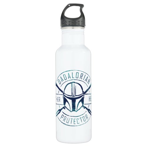 Dadalorian _ Father Hero Protector Stainless Steel Water Bottle