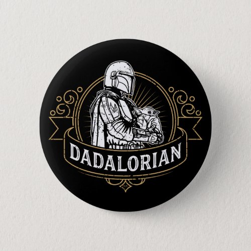 Dadalorian Vintage Badge Button