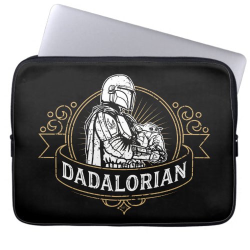 Dadalorian Vintage Badge Laptop Sleeve