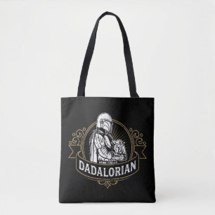 Dadalorian Vintage Badge Tote Bag