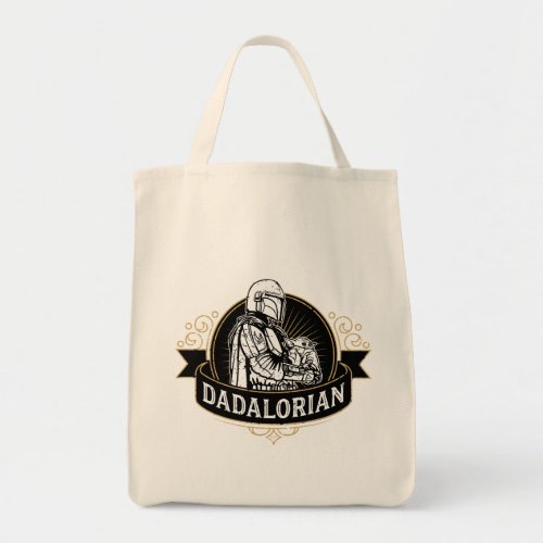 Dadalorian Vintage Badge Tote Bag