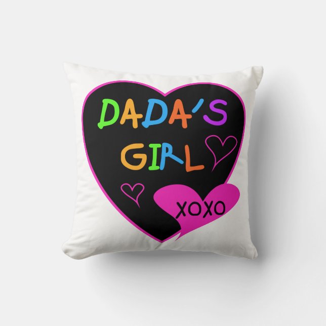 Dada's Girl T-Shirt, Mug, Button, Magnet, More Throw Pillow (Front)