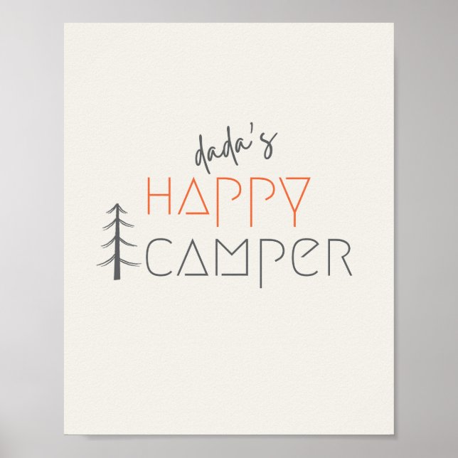 dada's happy camper. Poster & Prints (Front)