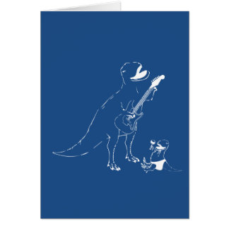 Dadasaurus Rox! Dad and Baby Dinosaur Rock Out Cards