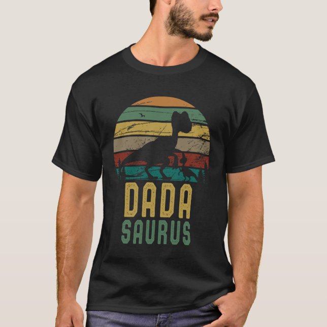 Dadasaurus T-Shirt Dada Saurus Rex Father's Day (Front)