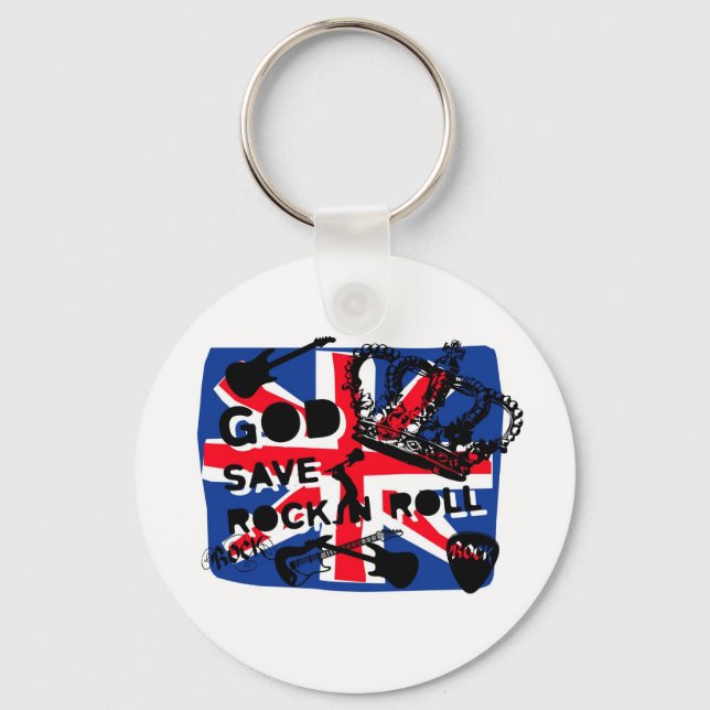 Dadawan God save Rock'n'Roll Keychain (Front)