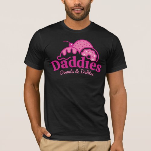 Daddies Donuts T_Shirt tri_pink