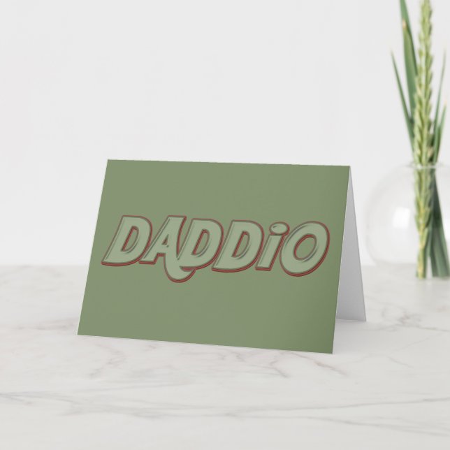 Daddio Card (Front)
