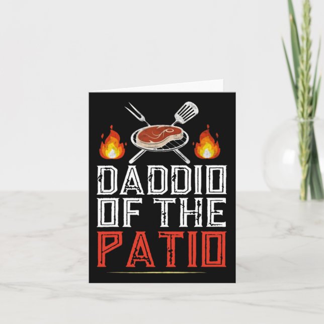 Daddio Of The Patio Bbq  Card (Front)
