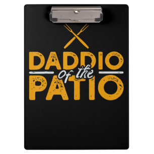 Daddio Of The Patio Funny Grill BBQ Clipboard