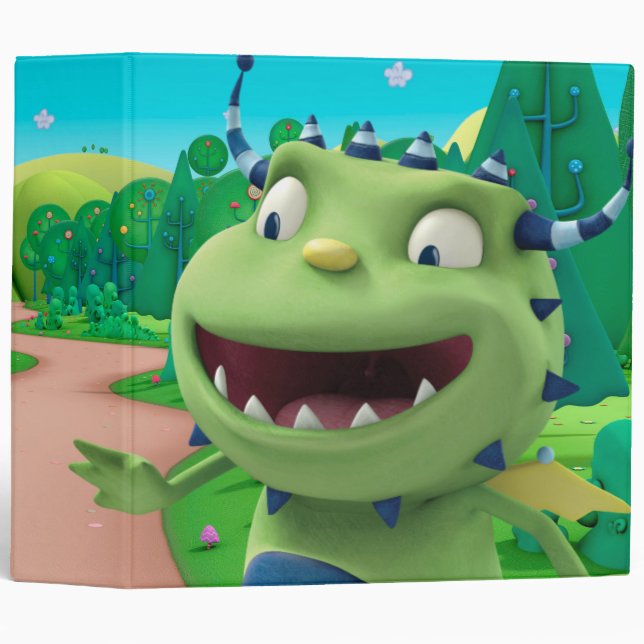 Daddo Hugglemonster 3 Ring Binder (Front/Spine)