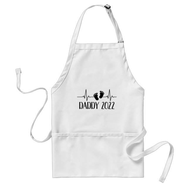 Daddy 2022 frequency pulse adult apron (Front)