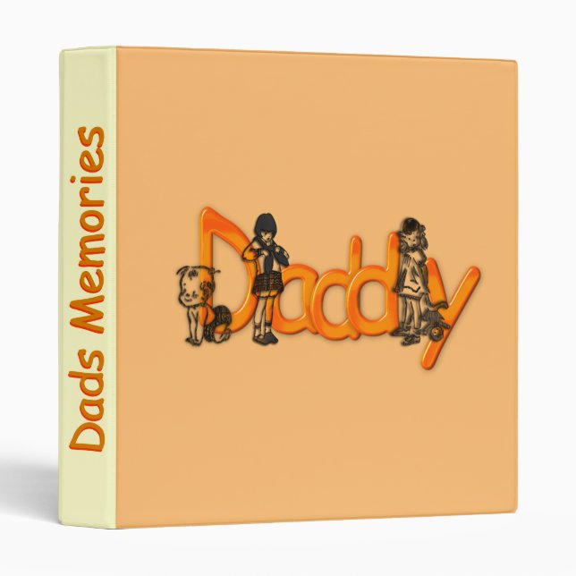 Daddy 3 Ring Binder (Front/Spine)