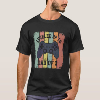 Daddy Again Pregnancy Announcement, Leveled Up To T-Shirt