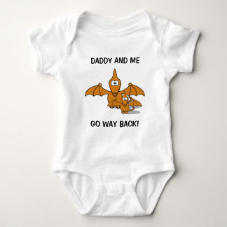 Daddy and Baby Pterodactyl Baby Bodysuit
