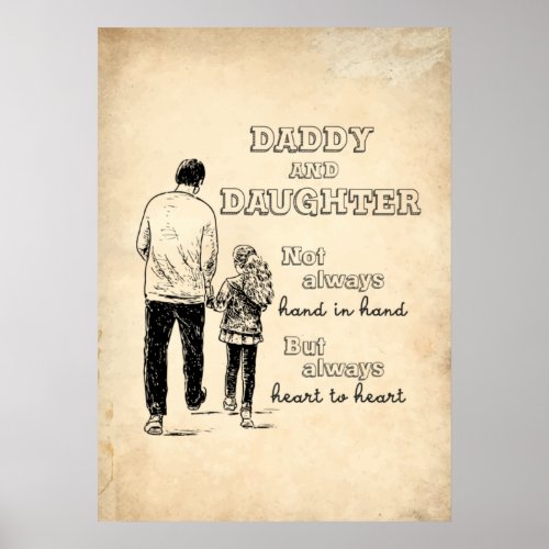 Daddy and Daughter Poster