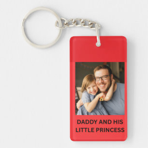 DADDY AND HIS LITTLE PRINCESS KEYCHAIN