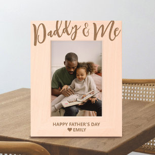 Daddy and Me Personalized Father's Day Engraved Frames