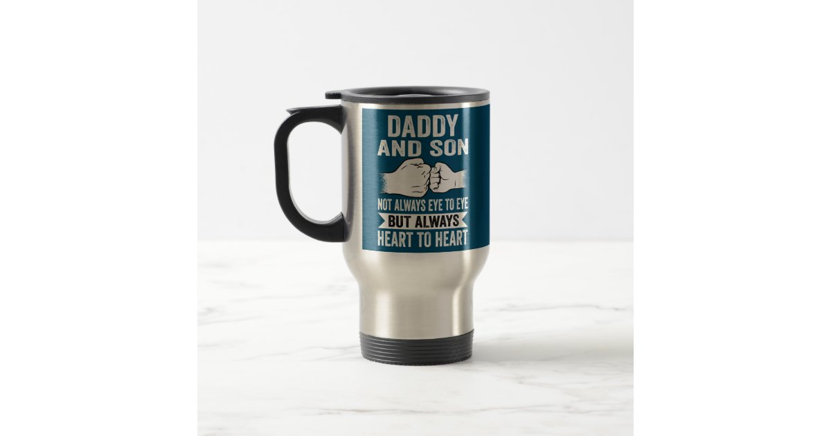 Men's Dad's Monogrammed Travel Coffee Mug Gift, Zazzle