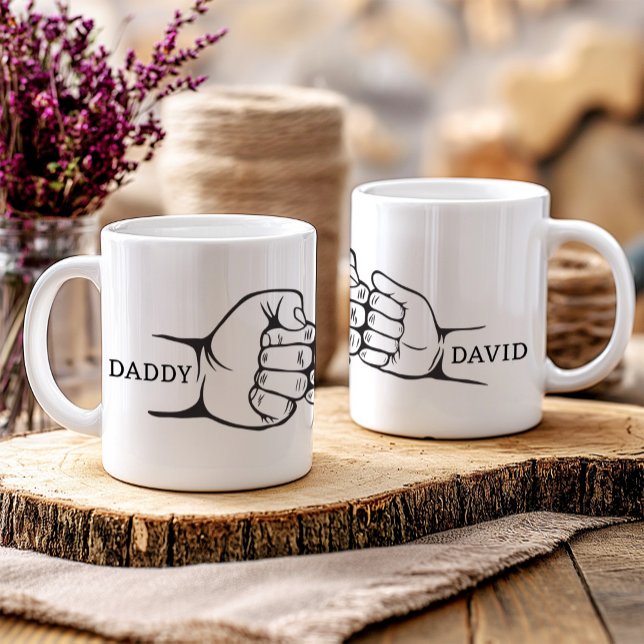 Daddy & Baby First Bump Father's Day Gift Coffee Mug (Creator Uploaded)