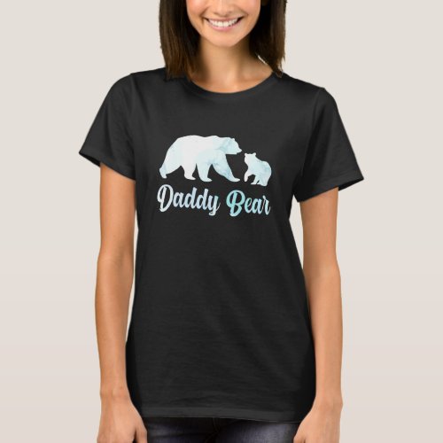 Daddy Bear 1 Cub Daddy Bear Awesome Camping 1 T_Shirt