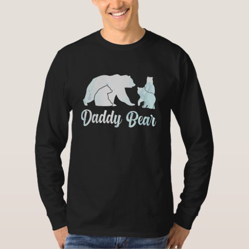 Daddy Bear 3 Cubs Daddy Bear Awesome Camping 1 T_Shirt