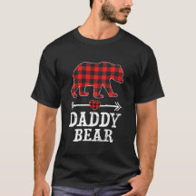Daddy Bear Christmas Pajama Red Plaid Buffalo