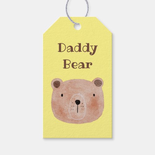 Daddy Bear Gift Tags