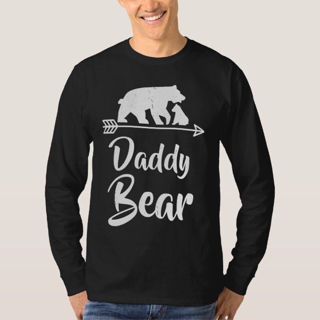 Daddy Bear Matching Family Christmas Costume T-Shirt (Front)