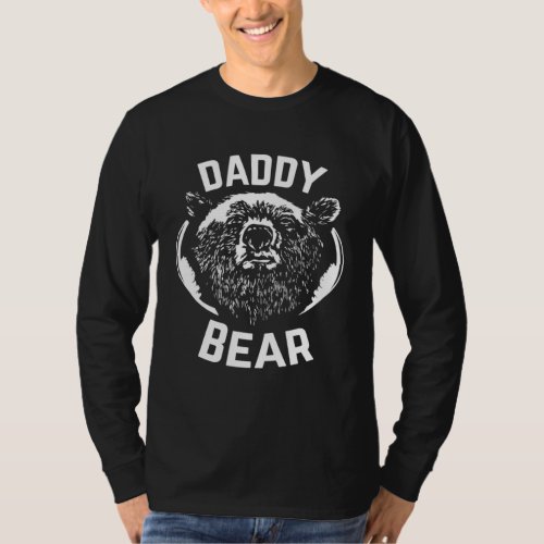 Daddy Bear PAPA Bear for men Fathers day new papa T_Shirt