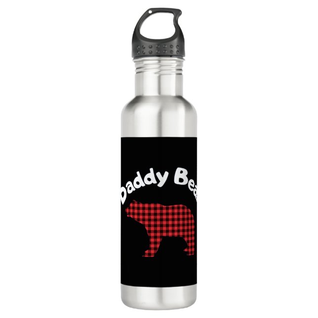 DADDY BEAR STAINLESS STEEL WATER BOTTLE (Front)