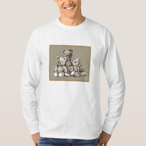 Daddy Bear Teddy Bears Mens Sweatshirt T_Shirt