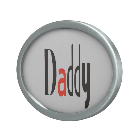 Daddy Belt Buckle (Front Right)