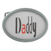 Daddy Belt Buckle (Front)