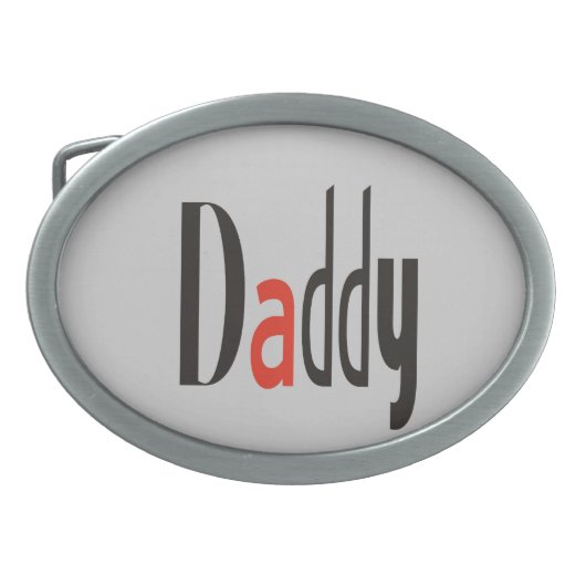 Daddy Belt Buckle (Front)